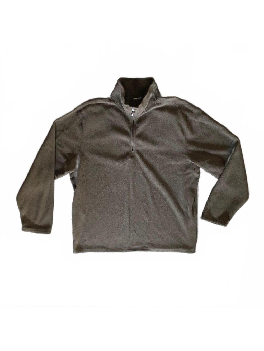 Kirkland Signature Men's XXL Fleece Quarter-Zip Pullover